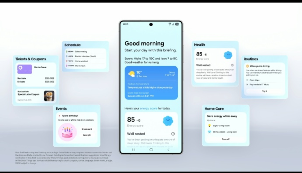 新特性！三星One UI 7正式版发布 支持一句话找图片