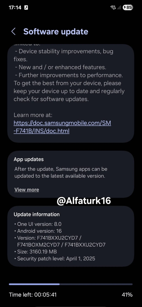 曝三星Z Flip6开始测试One UI 8早期版本 进度这么快？　