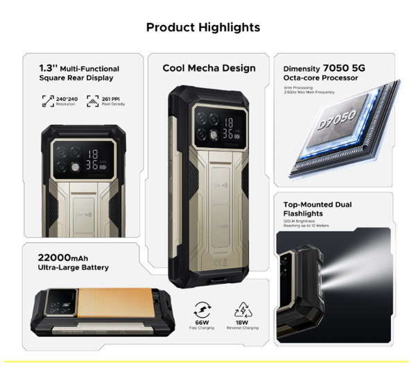 DOOGEE S200 Max手機開售 22000mAh＋副屏幕設計