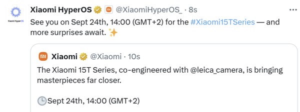 小米澎湃OS 3将于9月24日海外发布 首批搭载机型曝光