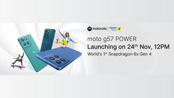 联想moto G57 Power将于11月24日发布 配骁龙6s Gen4