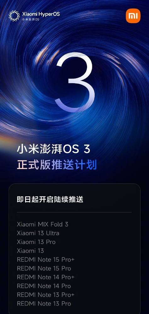 澎湃OS 3覆蓋更多機型 雷軍：新增微信收發動態照片