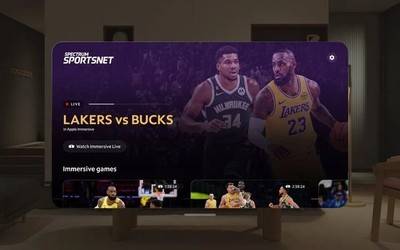 AppleVisionPro将提供湖人队比赛3D直播1月9日开启