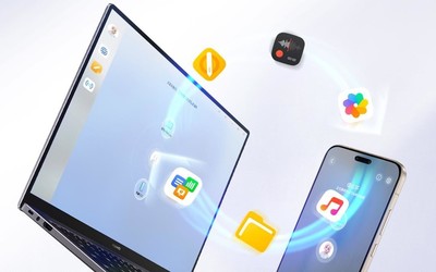 荣耀手机支持与华为WindowsPC无缝互联文件可秒传