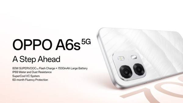OPPO A6s现身全球官网 搭载天玑6300+7000mAh电池
