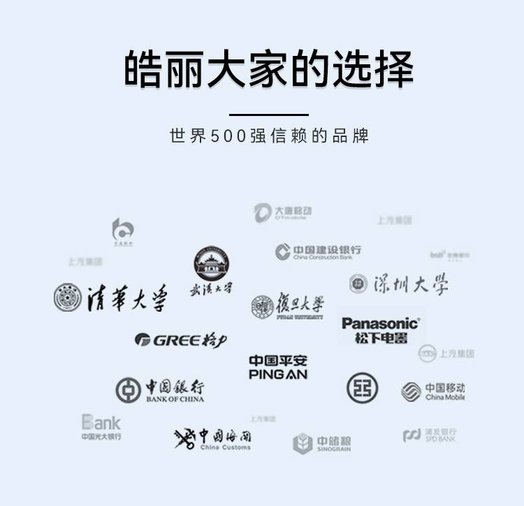 皓丽品牌 世界五百强信赖合作伙伴 海外市场广阔