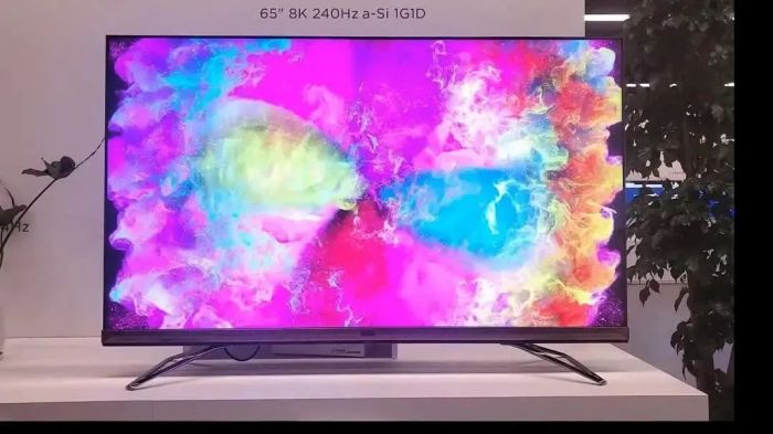  65Ӣ 8K 240Hz  a-Si 1G1Dʾ