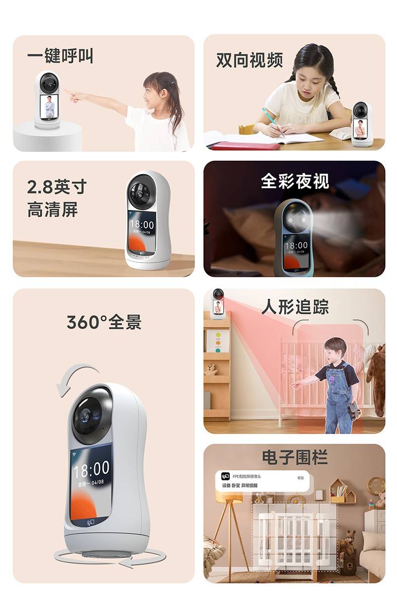 FPD摄像头七大优点