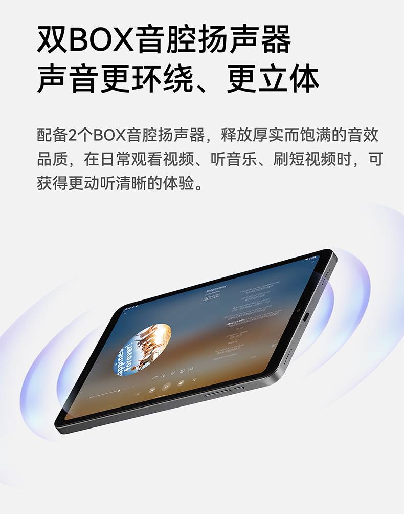 fpd平板星悦 双BOX音腔扬声器