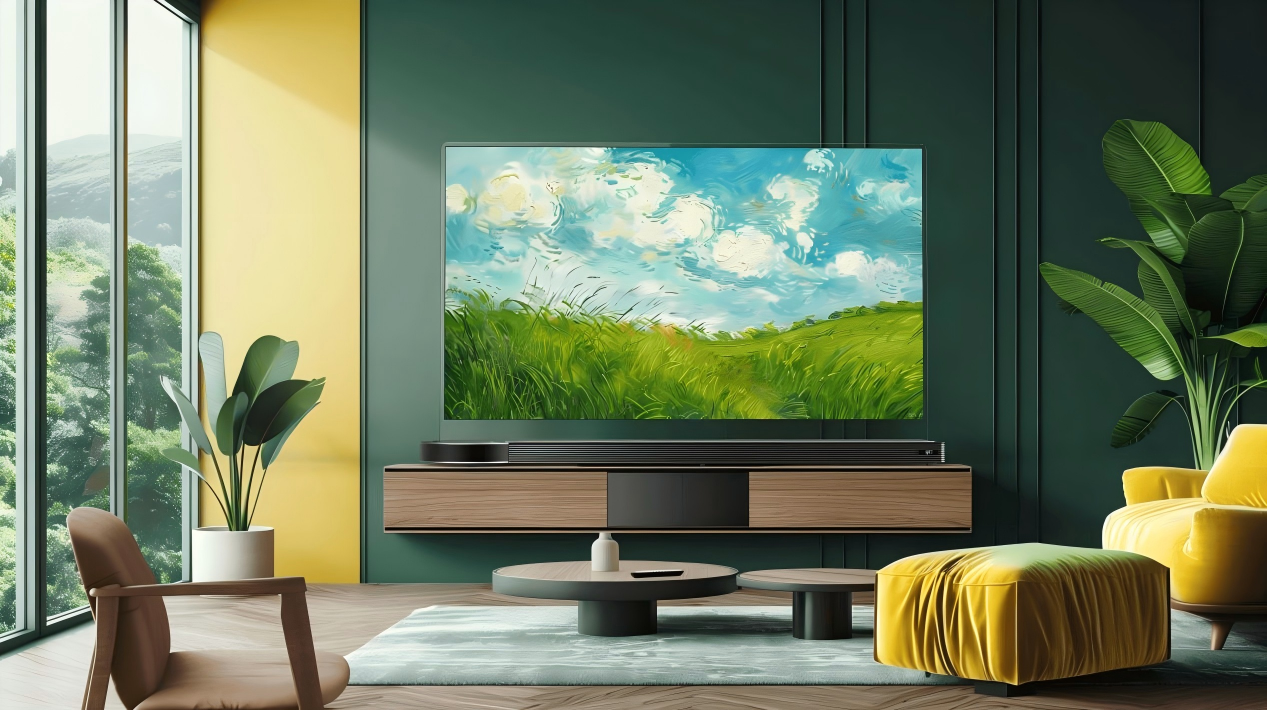 FPD悬浮OLED电视：艺术与科技的完美融合，打造极致客厅美学