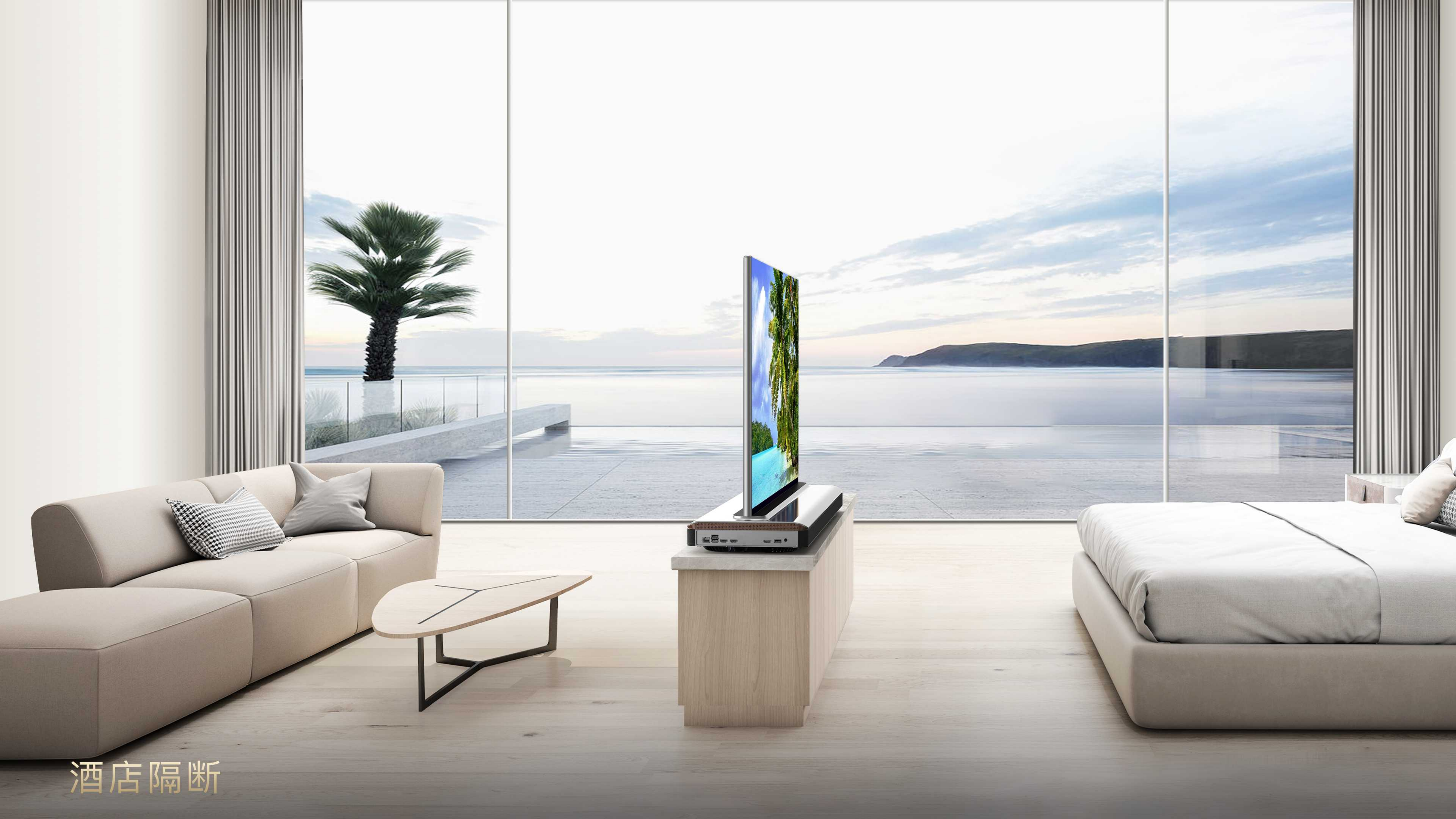 FPD电视机品牌：双面屏电视开启家庭共享娱乐新“视”界